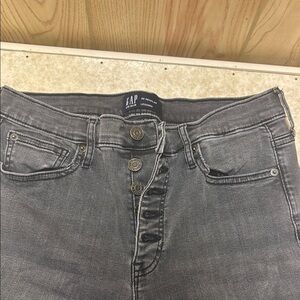 GAP Black/Gray High Rise Jeans leggings